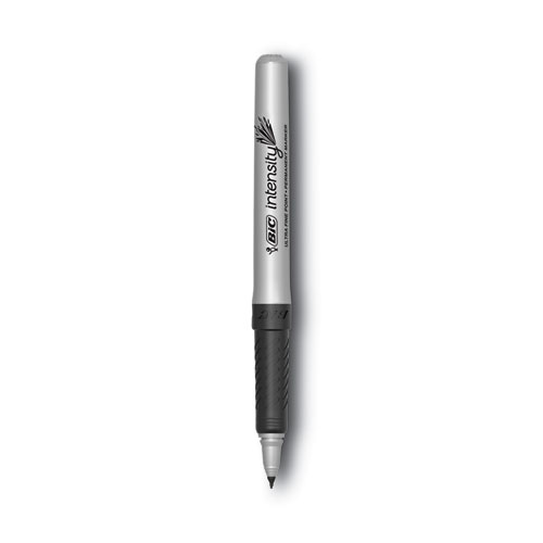 Picture of Intensity Ultra Fine Tip Permanent Marker, Ultra-Fine Needle Tip, Tuxedo Black, Dozen