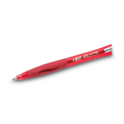 Picture of GLIDE Ballpoint Pen, Retractable, Medium 1 mm, Red Ink, Red Barrel, Dozen