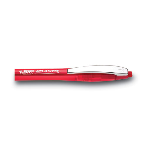 Picture of GLIDE Ballpoint Pen, Retractable, Medium 1 mm, Red Ink, Red Barrel, Dozen