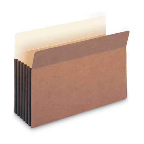 Picture of Redrope Drop-Front File Pockets with Fully Lined Gussets, 5.25" Expansion, Legal Size, Redrope, 10/Box