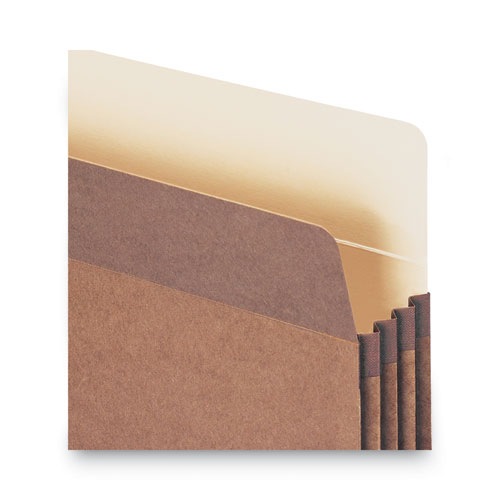 Picture of Redrope Drop Front File Pockets, 3.5" Expansion, Letter Size, Redrope, 25/Box
