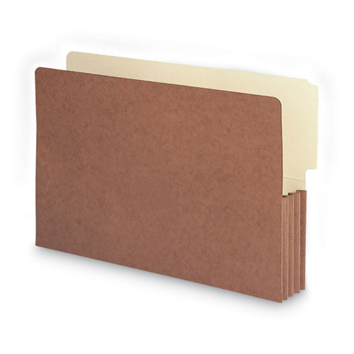 Picture of Redrope Drop-Front End Tab File Pockets, 3.5" Expansion, Legal Size, Redrope, 10/Box