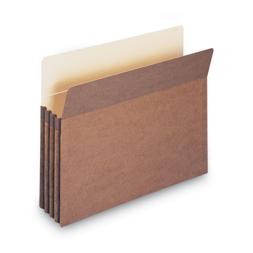Picture of Redrope Drop Front File Pockets, 3.5" Expansion, Letter Size, Redrope, 25/Box