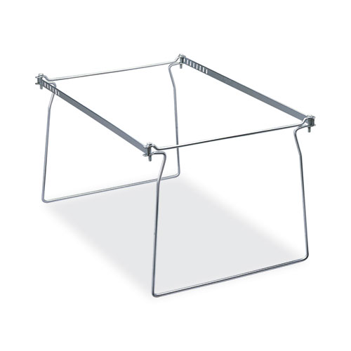 Picture of Steel Hanging Folder Drawer Frame, Letter Size, 23" to 27" Long, Gray, 2/Pack