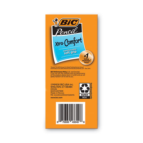 Picture of Xtra-Comfort Mechanical Pencil Value Pack, 0.7 mm, HB (#2.5), Black Lead, Assorted Barrel Colors, 36/Pack