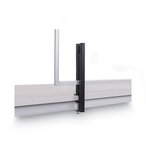 Picture of Protector Series Glass Aluminum Desktop Divider, 47.2 x 0.16 x 35.4, Clear