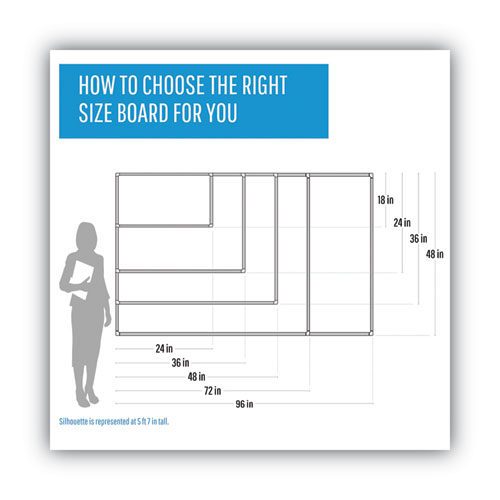 Picture of Kamashi Wet-Erase Board, 48 x 36, Black Surface, Black Wood Frame