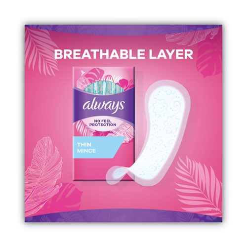 Picture of Thin Daily Panty Liners, Regular, 120/Pack