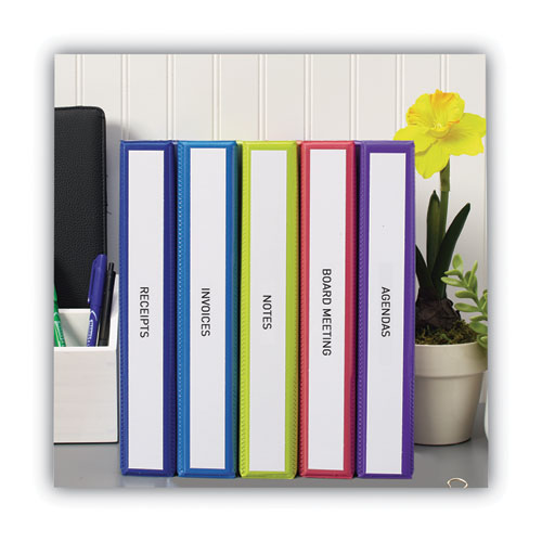 Picture of Binder Spine Inserts, 1.5" Spine Width, 5 Inserts/Sheet, 5 Sheets/Pack