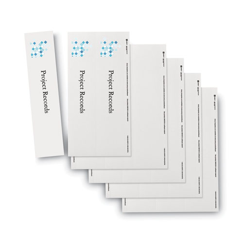 Picture of Binder Spine Inserts, 3" Spine Width, 3 Inserts/Sheet, 5 Sheets/Pack