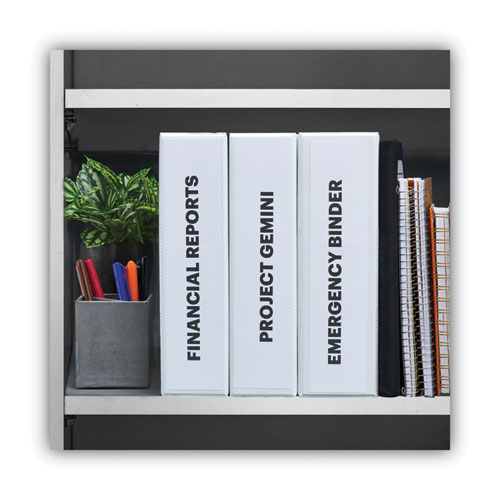 Picture of Binder Spine Inserts, 3" Spine Width, 3 Inserts/Sheet, 5 Sheets/Pack