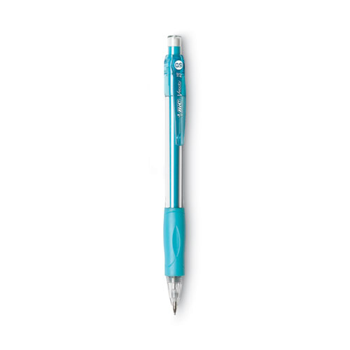 Picture of Velocity Original Mechanical Pencil, 0.9 mm, HB (#2), Black Lead, Turquoise Barrel, Dozen