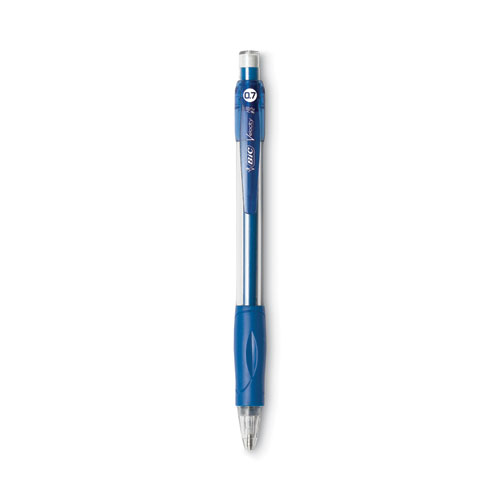Picture of Velocity Original Mechanical Pencil, 0.7 mm, HB (#2), Black Lead, Blue Barrel, Dozen