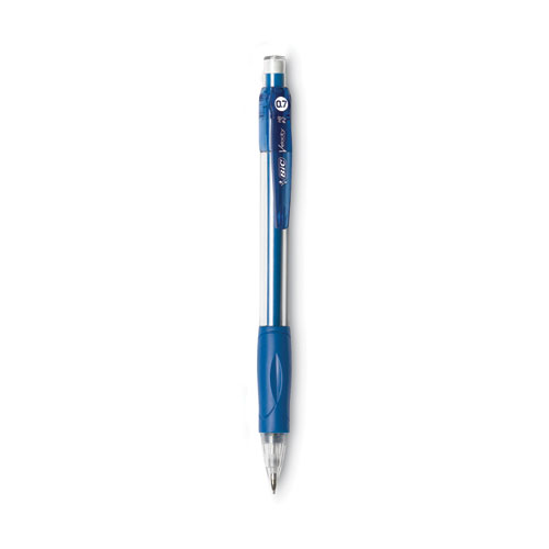 Picture of Velocity Original Mechanical Pencil, 0.7 mm, HB (#2), Black Lead, Blue Barrel, Dozen