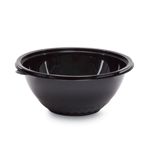 Picture of Caterline Pack n' Serve Plastic Bowl, 160 oz, 12" Diameter x 5"h, Black, 25/Carton