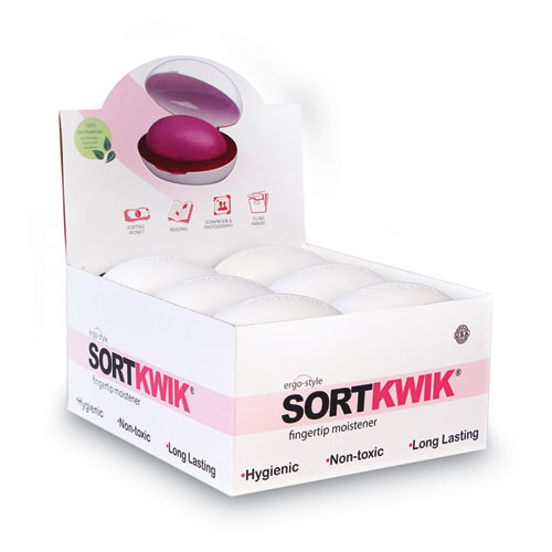 Picture of Ergo-Style Fingertip Moistener, 1.5 oz, White