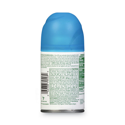 Picture of Freshmatic Ultra Automatic Spray Refill, Fresh Waters, 5.89 oz Aerosol Spray, 6/Carton