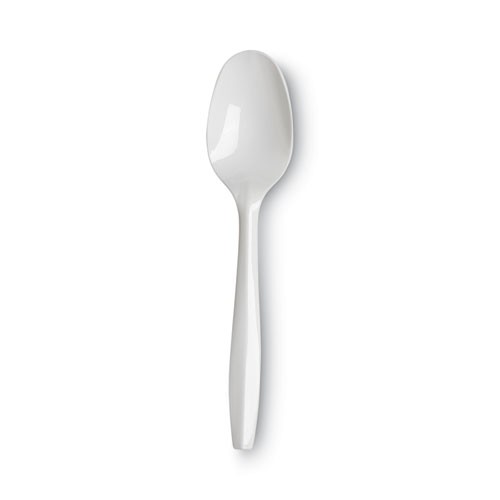 Plastic+Cutlery%2C+Mediumweight+Teaspoons%2C+White%2C+1%2C000%2Fcarton