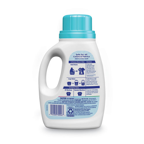 Picture of Free and Clear Stain Remover and Color Booster, Unscented, 33 oz Bottle, 6/Carton