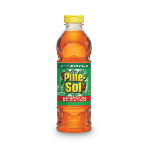 Pine-Sol+All+Purpose+Multi-Surface+Cleaner+-+Liquid+-+24+fl+oz+%280.8+quart%29+-+Original+Pine+ScentBottle+-+1+Each+-+Amber