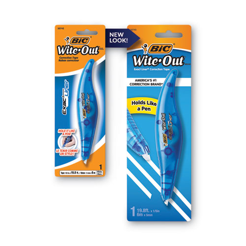 Picture of Wite-Out Brand Exact Liner Correction Tape, Non-Refillable, Blue Applicator, 0.2" x 236"