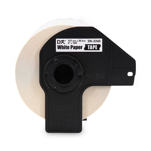 Picture of Continuous Length Shipping Label Tape for QL-1050, 4" x 100 ft Roll, White