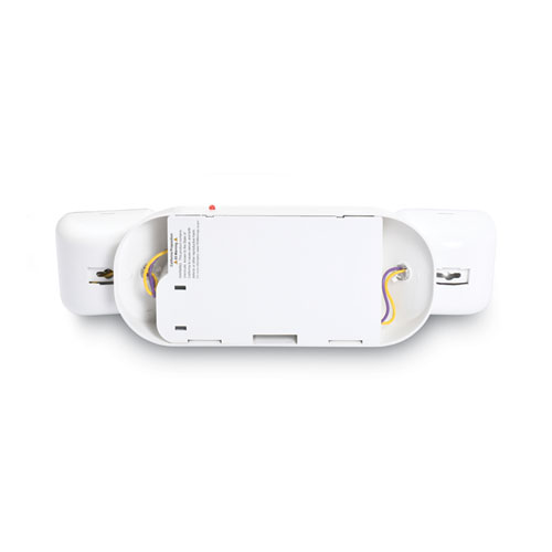 Picture of Swivel Head Twin Beam Emergency Lighting Unit, 12.75w x 4d x 5.5"h, White