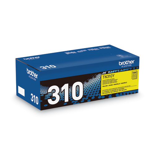 Picture of TN310Y Toner, 1,500 Page-Yield, Yellow