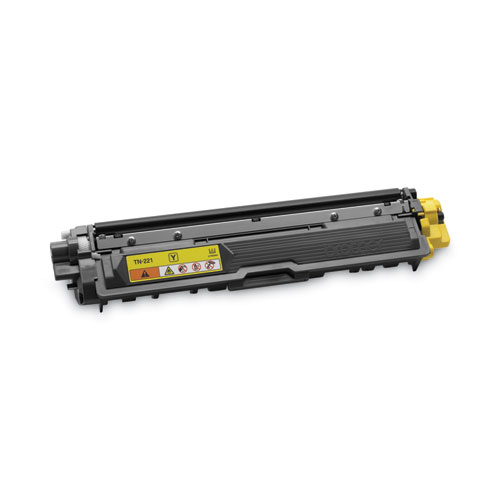 Picture of TN221Y Toner, 1,400 Page-Yield, Yellow