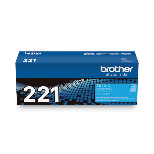 Picture of TN221C Toner, 1,400 Page-Yield, Cyan