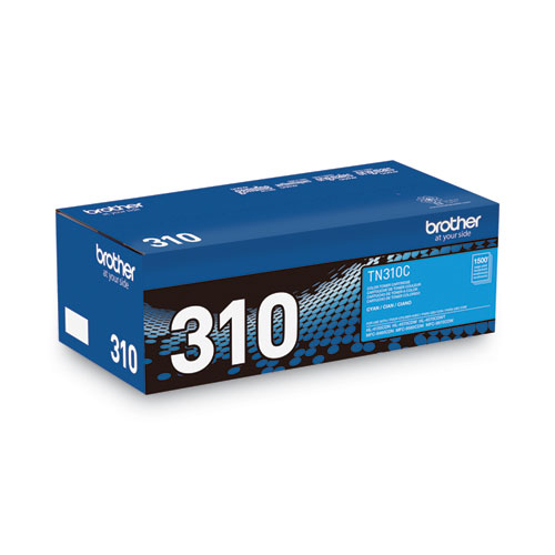 Picture of TN310C Toner, 1,500 Page-Yield, Cyan