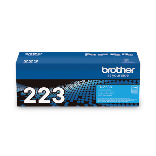 Picture of TN223C Toner, 1,300 Page-Yield, Cyan