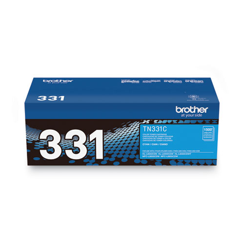 Picture of TN331C Toner, 1,500 Page-Yield, Cyan