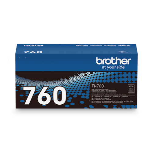 Picture of TN760 High-Yield Toner, 3,000 Page-Yield, Black