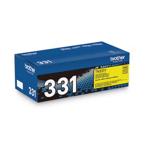 Picture of TN331Y Toner, 1,500 Page-Yield, Yellow