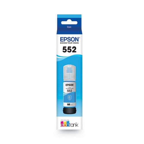 Picture of T552220S (T552) Claria High-Yield Ink, 70 mL, Cyan