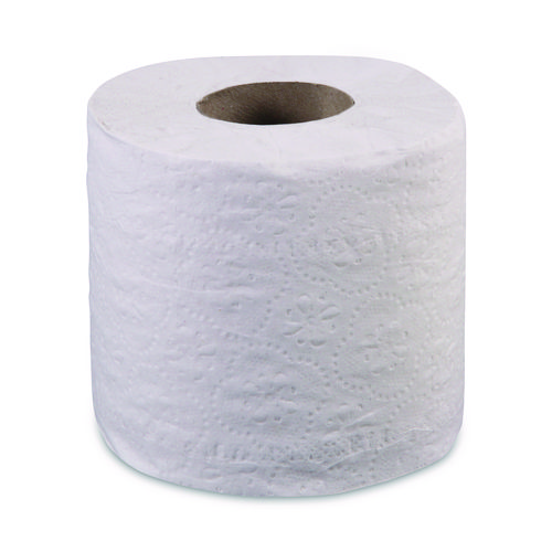 Picture of 2-Ply Toilet Tissue, Septic Safe, White, 400 Sheets/Roll, 96 Rolls/Carton