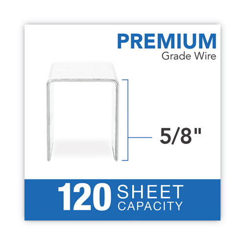 Picture of Light Touch Heavy-Duty Staples, 0.63" Leg, 0.5" Crown, Steel, 2,500/Box