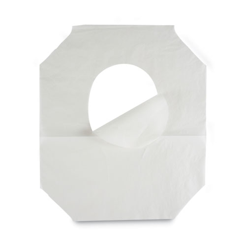 Picture of Premium Half-Fold Toilet Seat Covers, 14.17 x 16.73, White, 250 Covers/Sleeve, 20 Sleeves/Carton