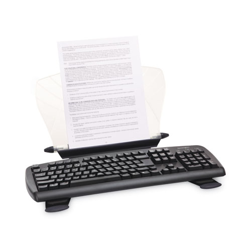 Picture of Insight In-Line Desktop/Platform Copyholder with SmartFit System, Metal, White