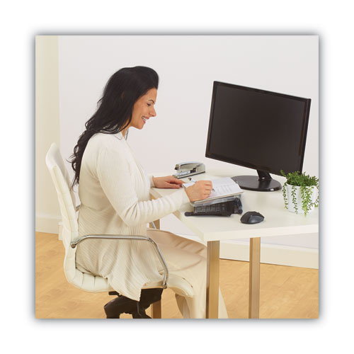 Picture of Insight In-Line Desktop/Platform Copyholder with SmartFit System, Metal, White