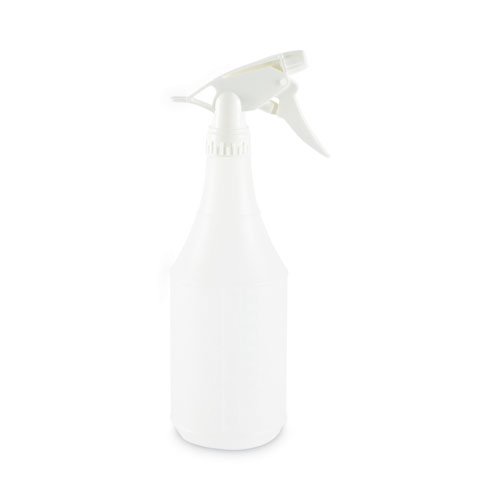 Picture of Embossed Plastic Spray Bottle, 24 oz, Clear, 24/Carton