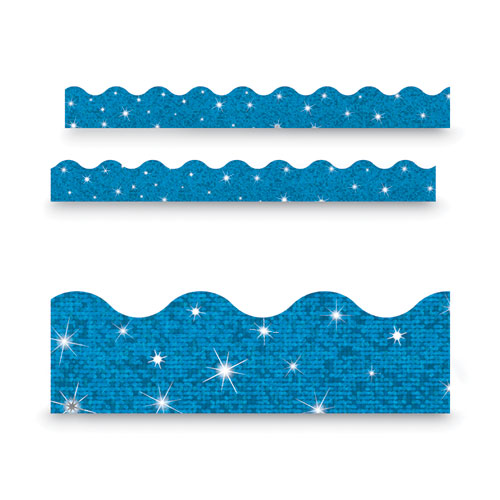 Picture of Terrific Trimmers Sparkle Border, 2.25" x 39", Blue, 10/Set