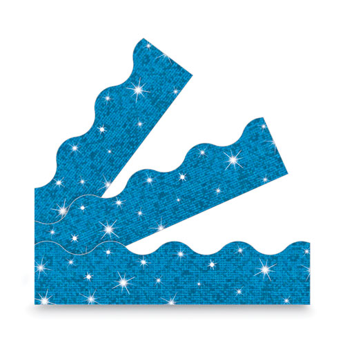 Picture of Terrific Trimmers Sparkle Border, 2.25" x 39", Blue, 10/Set