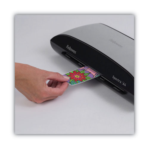 Picture of Premium Laminating Pouches, 5 mil, 3.75" x 2.25", Gloss Clear, 100/Box