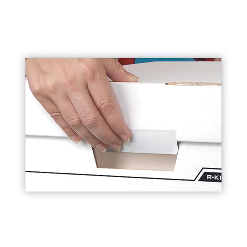 Picture of SYSTEMATIC Medium-Duty Strength Storage Boxes, Letter Files, Woodgrain, 12/Carton