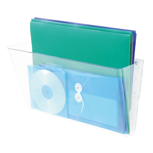 Picture of Stackable DocuPocket Wall File, Legal Size, 16.25" x 4" , Clear