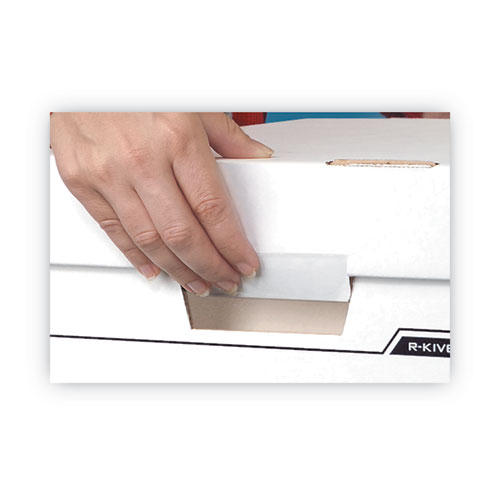 Picture of SYSTEMATIC Medium-Duty Strength Storage Boxes, Letter/Legal Files, Woodgrain, 12/Carton