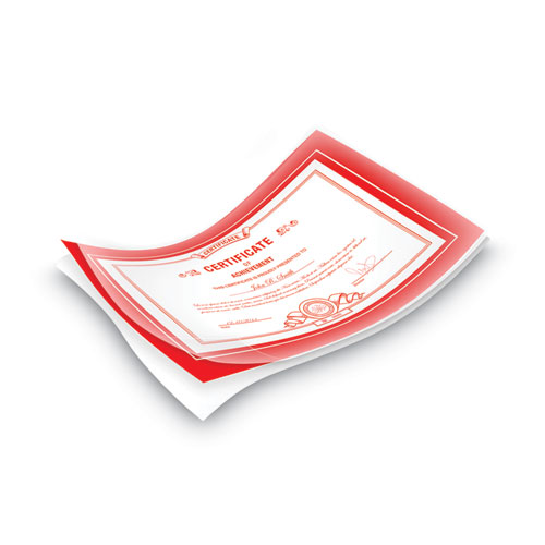 Picture of ImageLast Laminating Pouches with UV Protection, 5 mil, 9" x 11.5", Gloss Clear, 60/Pack