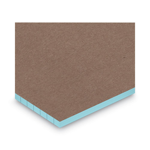 Picture of Colored Perforated Ruled Writing Pads, Narrow Rule, 50 Blue 5 x 8 Sheets, Dozen